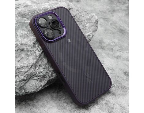 Futrola CARBON MagSafe - iPhone 16 Pro (6.3) ljubicasta (small camera) (MS).