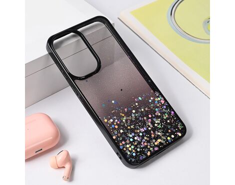 Futrola Frame Glitter - Samsung A566 Galaxy A56 5G crna.