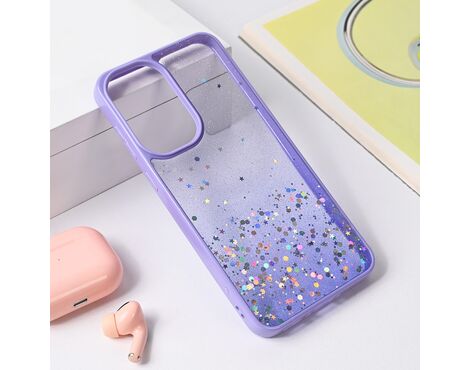 Futrola Frame Glitter - Samsung A566 Galaxy A56 5G ljubicasta.