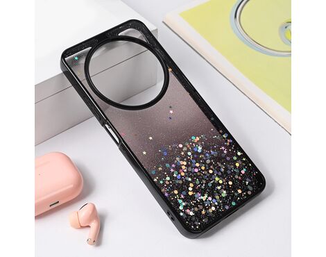 Futrola Frame Glitter - Xiaomi Redmi 14C crna.