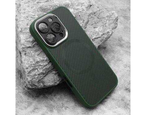 Futrola CARBON MagSafe - iPhone 16 Pro (6.3) zelena (small camera) (MS).