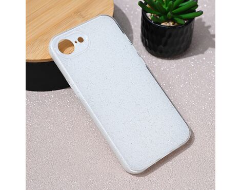 Futrola Sparkle Dust - iPhone 16e bela.