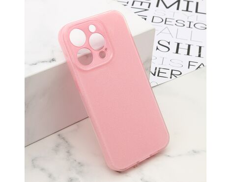 Futrola GLOW SHINING - iPhone 15 Pro (6.1) svetlo roze (MS).