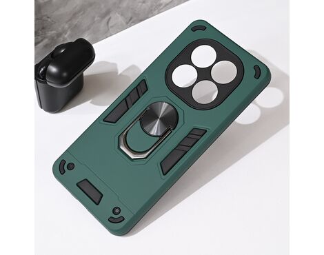 Futrola Hard Ring - Xiaomi Redmi Note 14 Pro 5G (EU) tamno zelena.