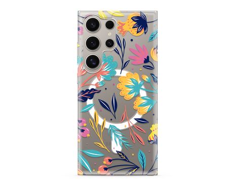 Futrola silikonska print MagSafe - Samsung S928 Galaxy S24 Ultra 5G rainbow palm (MS).