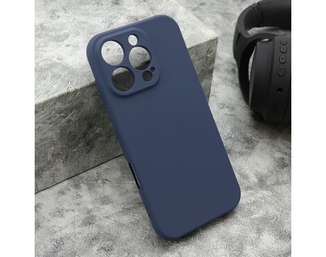 Futrola VELVET TOUCH - iPhone 16 Pro (6.3) tamno plava (MS).