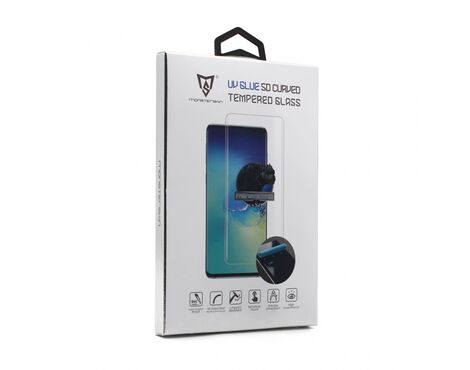 Zastitno Staklo Tempered glass Monsterskin UV Glue 5D - Huawei Mate 20 Pro Transparent.