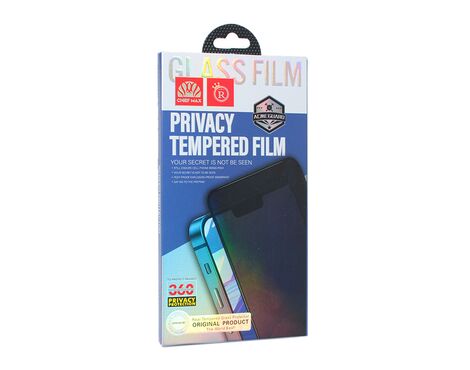 Zastitno staklo Tempered Glass Privacy 2.5D full glue - Samsung A266 Galaxy A26 5G crni.