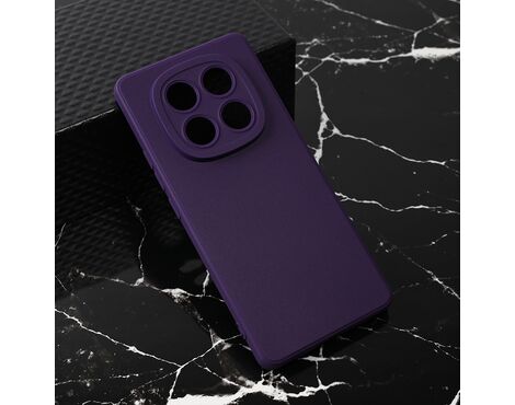Silikonska futrola Teracell Giulietta - Xiaomi Redmi Note 14 Pro 4G mat tamno ljubicasta.