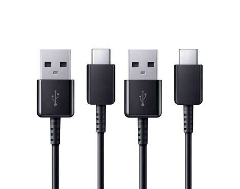 Samsung kabl set 2xUSB Type C crni 1.5m EP-DG930-MBE FULL ORG (MS).