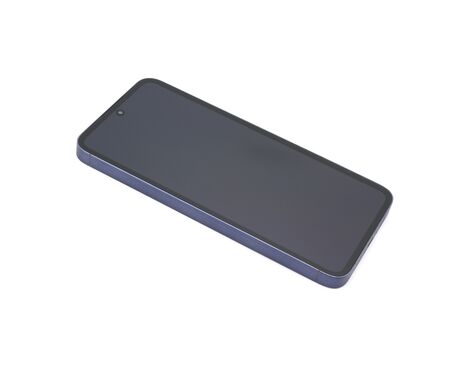LCD displej (ekran) - Samsung A556 Galaxy A55 5G + Touch screen + frame blue OLED ORG (MS).