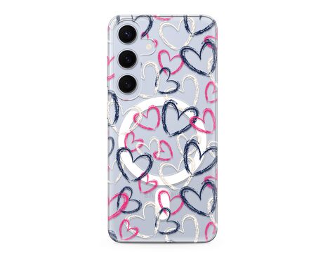 Futrola silikonska print MagSafe - Samsung S921 Galaxy S24 5G heart (MS).