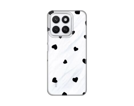 Silikonska futrola PRINT Skin - Huawei Honor X8c Hearts.