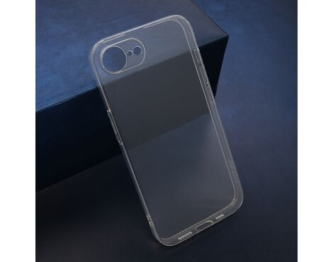 Silikonska futrola CLEAR STRONG - iPhone 16e providna (MS).