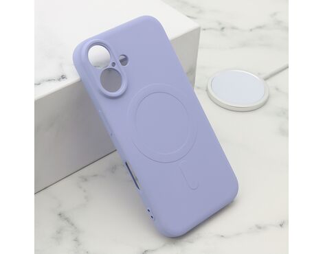 Futrola VELVET TOUCH MagSafe - iPhone 16 (6.1) ljubicasta (MS).
