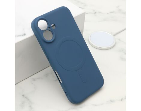 Futrola VELVET TOUCH MagSafe - iPhone 16 (6.1) plava (MS).