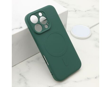 Futrola VELVET TOUCH MagSafe - iPhone 16 Pro (6.3) tamno zelena (MS).