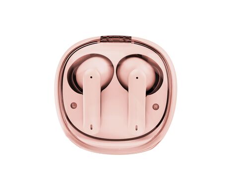 Slusalice Bluetooth Airpods Moxom MX-TW16 pink (MS).