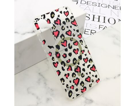 Futrola LEOPARD MagSafe - Samsung S721B Galaxy S24 FE roze (MS).