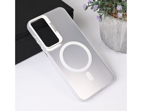 Futrola Magsafe providna - Samsung S936 Galaxy S25 Plus srebrna.
