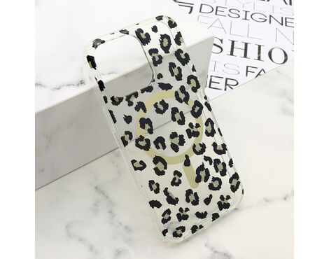 Futrola LEOPARD MagSafe - iPhone 15 Pro Max (6.7) crna (MS).