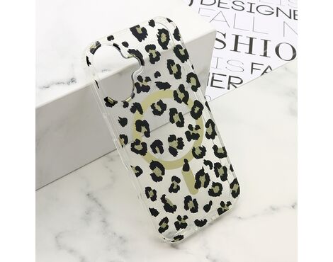 Futrola LEOPARD MagSafe - iPhone 16 (6.1) crna (MS).
