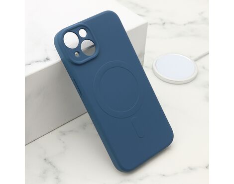 Futrola VELVET TOUCH MagSafe - iPhone 15 plava (MS).