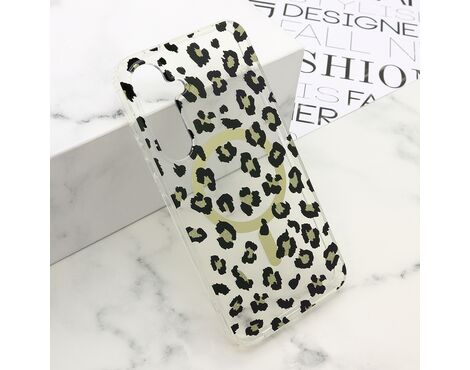 Futrola LEOPARD MagSafe - Samsung S721B Galaxy S24 FE crna (MS).