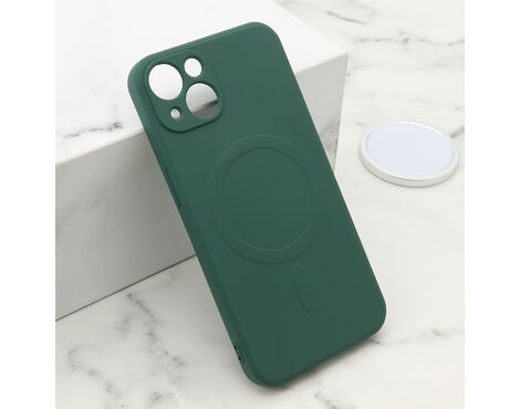 Futrola VELVET TOUCH MagSafe - iPhone 13 (6.1) tamno zelena (MS).
