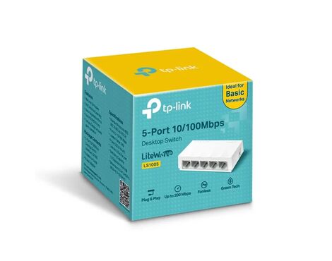 Switch 10/100/1000 5-port TP-LINK LS1005.