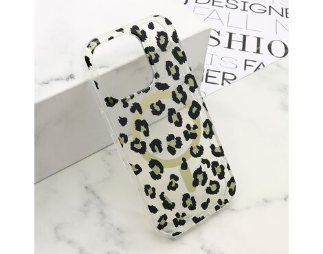 Futrola LEOPARD MagSafe - iPhone 16 Pro (6.3) crna (MS).