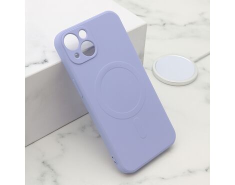 Futrola VELVET TOUCH MagSafe - iPhone 13 (6.1) ljubicasta (MS).