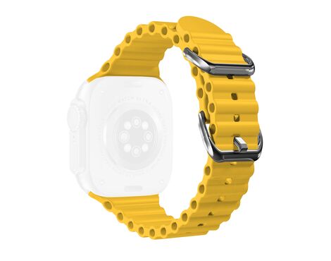 Narukvica - iPhone Apple watch Ultra/Ultra 2 42/44/45/49mm zuta (MS).