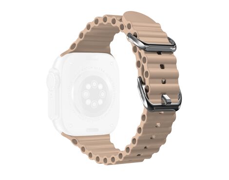 Narukvica - iPhone Apple watch Ultra/Ultra 2 42/44/45/49mm svetlo roze (MS).