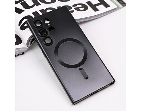 Futrola Magsafe Chrome - Samsung S928B Galaxy S24 Ultra crna.