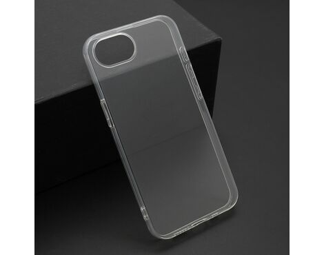 Silikonska futrola ultra tanka (skin) PROTECT - iPhone 16e providna (bela) (MS).