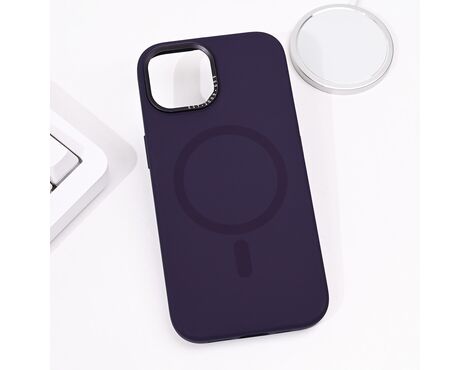 Futrola Magsafe Pure Plus - iPhone 15 6.1 tamno ljubicasta.
