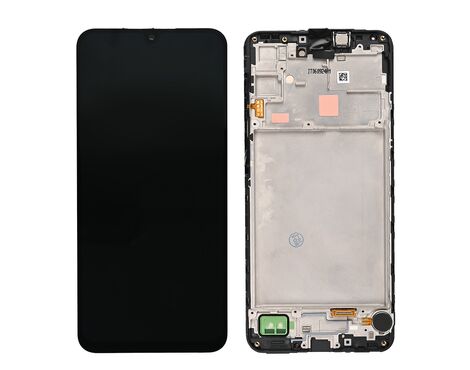 LCD displej (ekran) - Samsung A166 Galaxy A16 5G + touchscreen + frame black (crni) OLED.