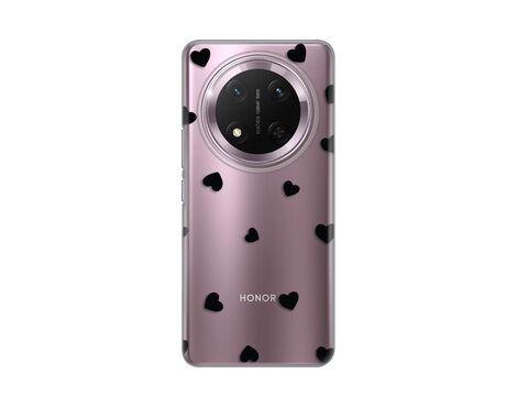 Silikonska futrola PRINT Skin - Huawei Honor Magic 7 lite Hearts.