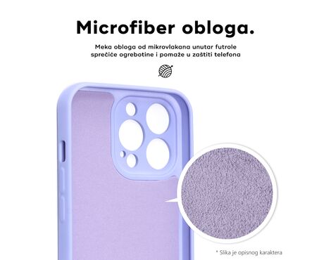 Futrola Teracell Soft Velvet - Samsung G990 Galaxy S21 FE ljubicasta.