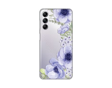 Silikonska futrola PRINT Skin - Samsung A145R Galaxy A14 4G/Galaxy A14 5G Blue Roses.