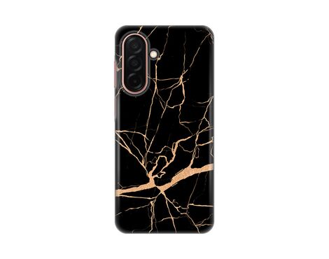Silikonska futrola PRINT - Samsung A266 Galaxy A26 5G All black (crni).