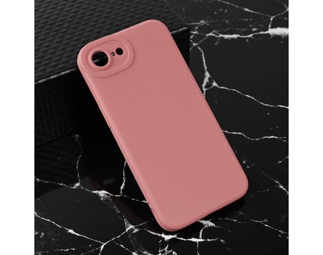 Silikonska futrola Teracell Giulietta - iPhone 16e 6.1 mat roze.