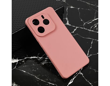 Silikonska futrola Teracell Giulietta - Xiaomi Redmi Note 14 5G mat tamno roze.