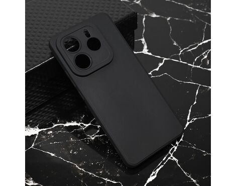 Silikonska futrola Teracell Giulietta - Xiaomi Redmi Note 14 5G mat crna.