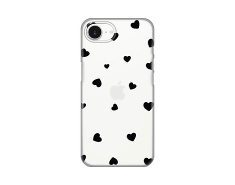 Silikonska futrola PRINT Skin - iPhone 16e Hearts.