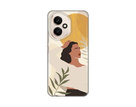 Silikonska futrola PRINT Skin - Huawei Honor 400 Lite Boho Girl.