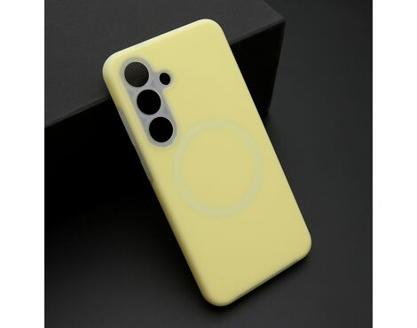 Futrola PASTEL COLOR MagSafe - Samsung S931 Galaxy S25 5G zuta (MS).