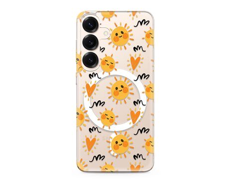 Futrola silikonska print MagSafe - Samsung S931 Galaxy S25 5G sun (MS).