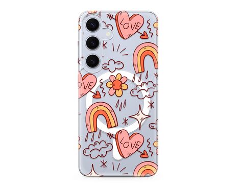 Futrola silikonska print MagSafe - Samsung S921 Galaxy S24 5G love (MS).